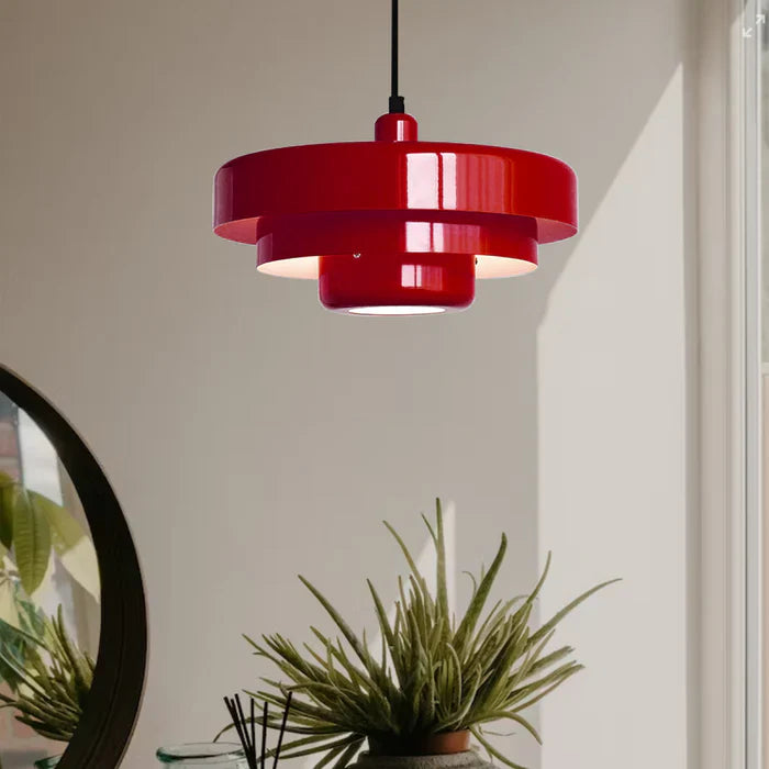 Designerska lampa wisząca LED o nowoczesnym geometrycznym kształcie