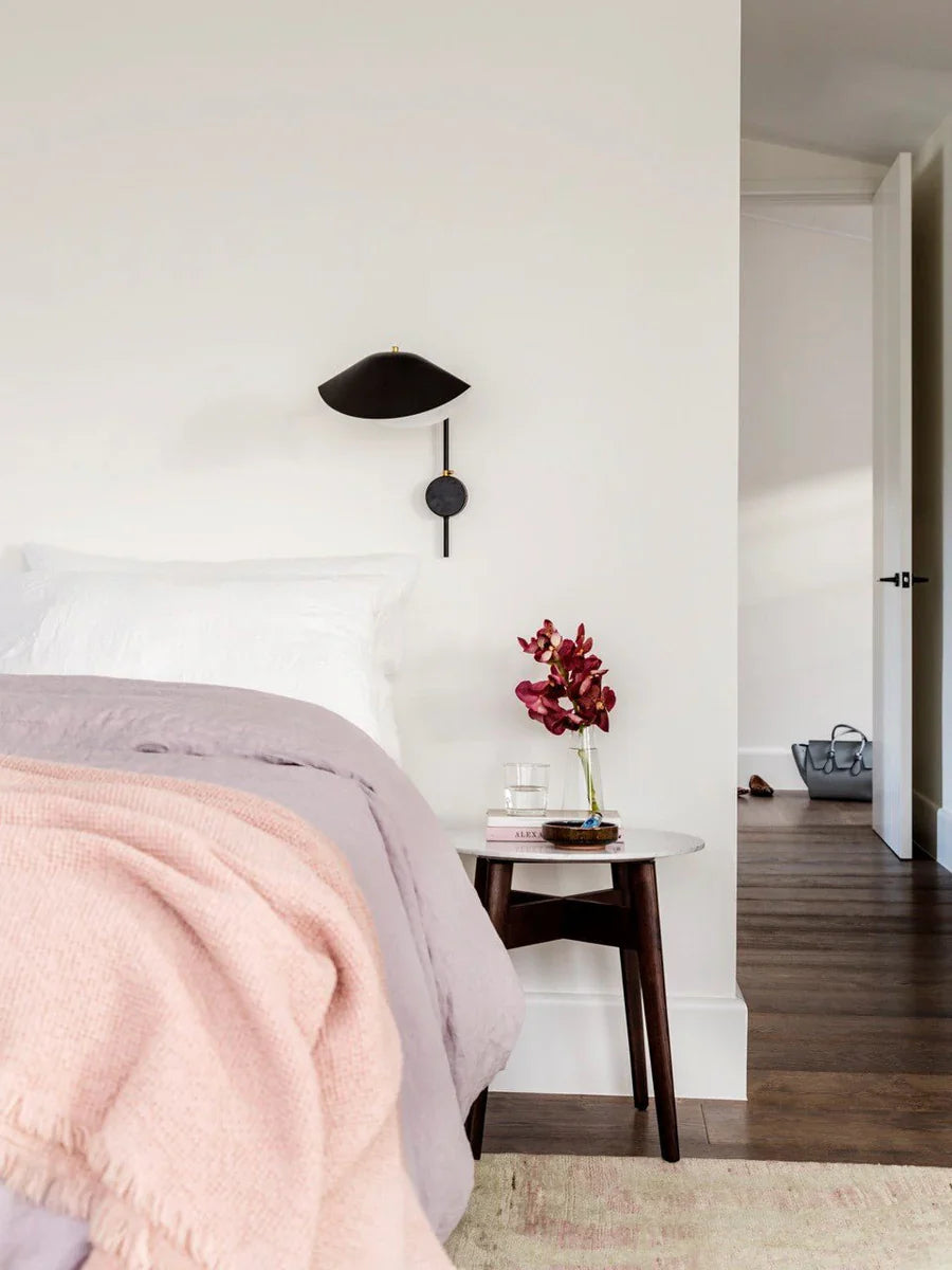 Designerska lampa ścienna z podwójnym ramieniem – regulowana lampa kinkietowa do salonu, biura lub sypialni