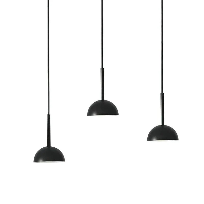 Lampa wisząca minimalistyczna czarna lampa sufitowa LED