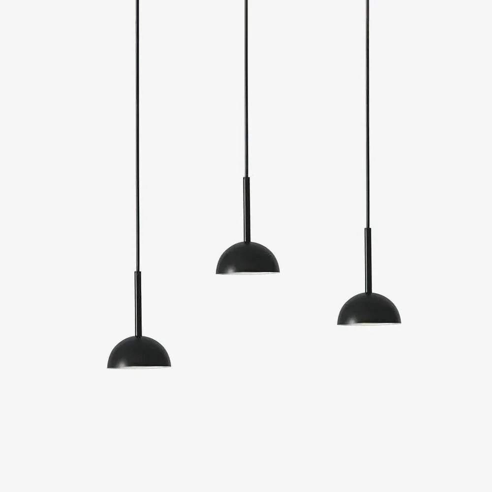 Lampa wisząca minimalistyczna czarna lampa sufitowa LED