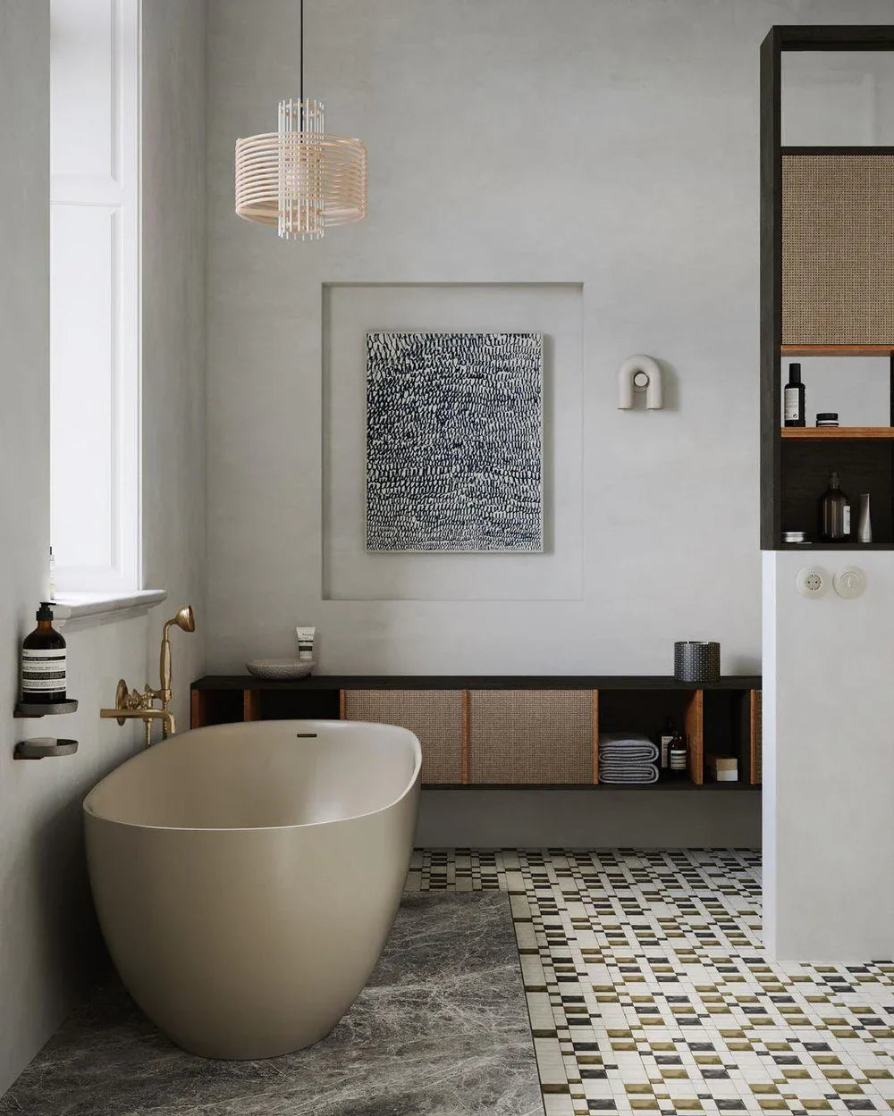 Nowoczesna Lampa Ścienna LED w Kształcie Łuku