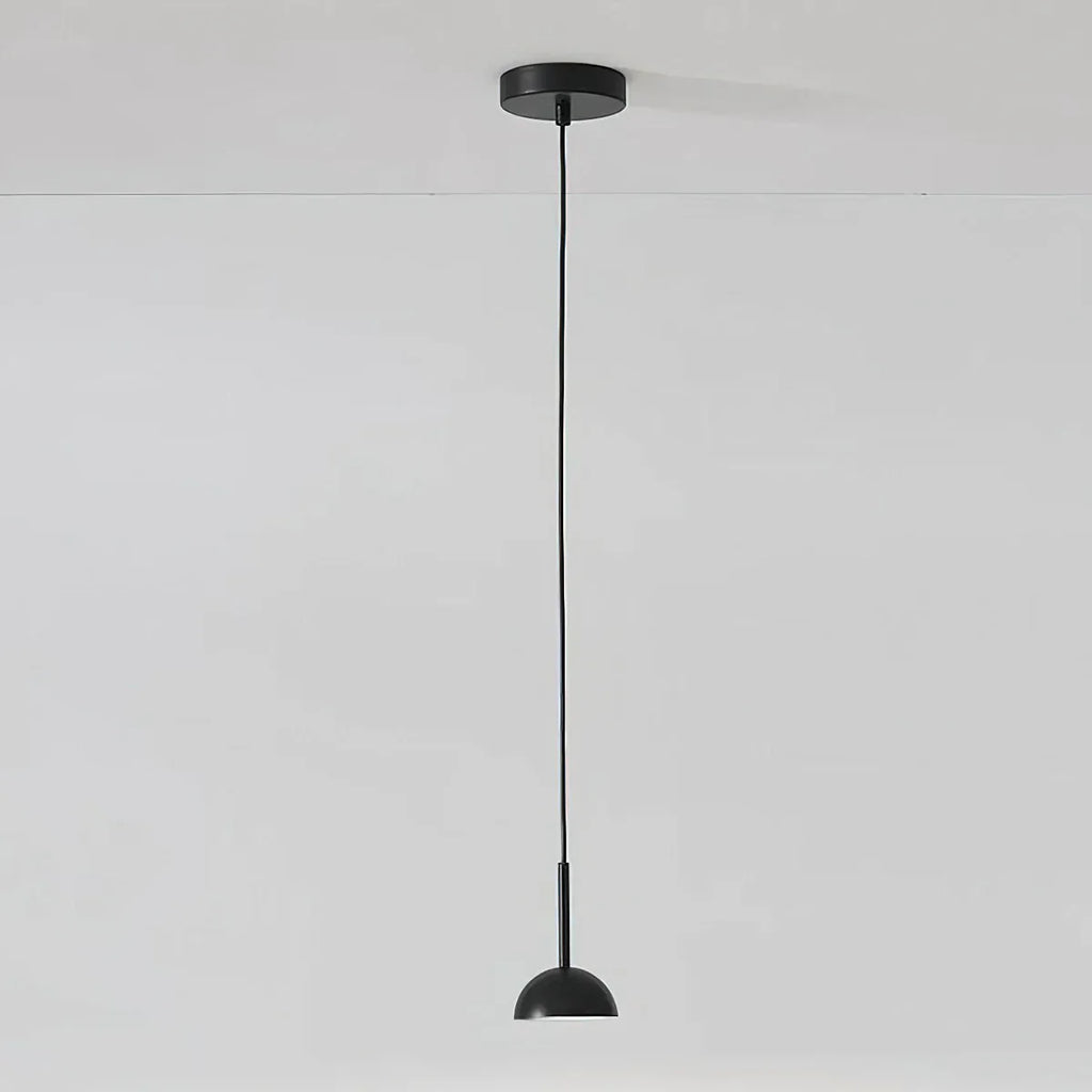Lampa wisząca minimalistyczna czarna lampa sufitowa LED