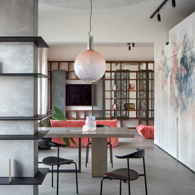 Designerska Lampa Wisząca LED – Nowoczesne Formy ze Szkła