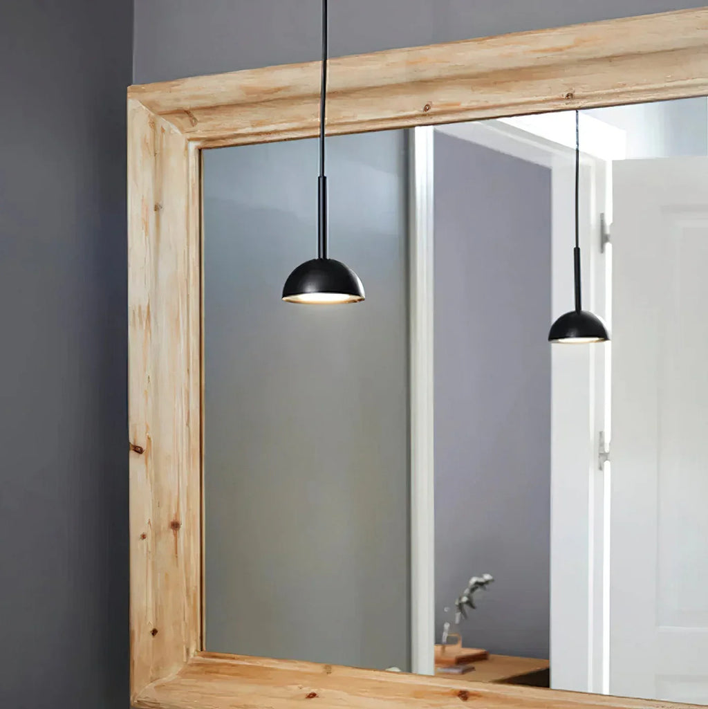 Lampa wisząca minimalistyczna czarna lampa sufitowa LED