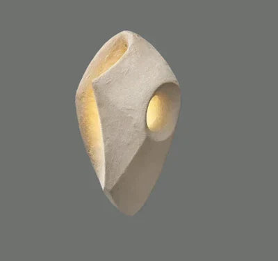 Designerska Lampa Ścienna w Stylu Organicznego Kamienia Boho