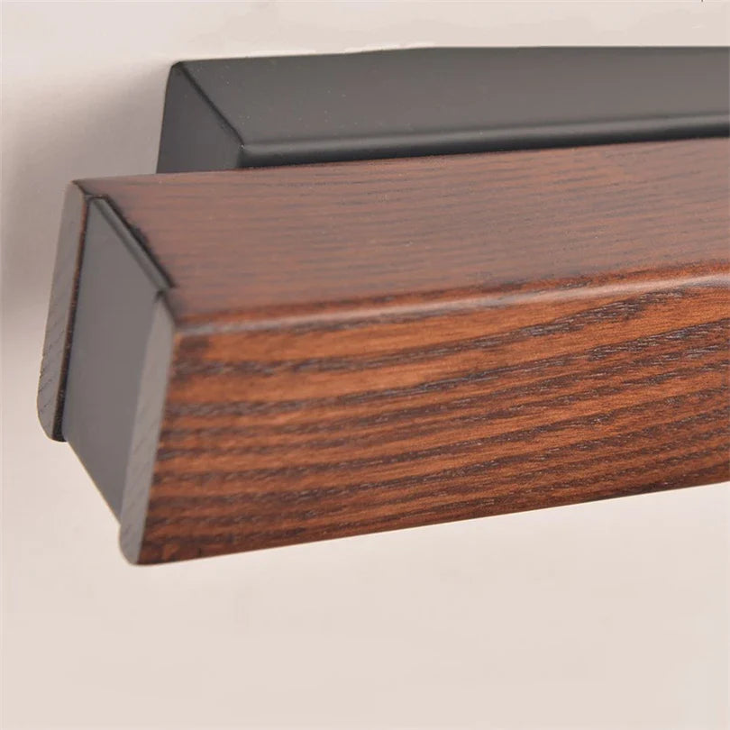 Drewniana Regulowana Lampa Ścienna LED do Czytania