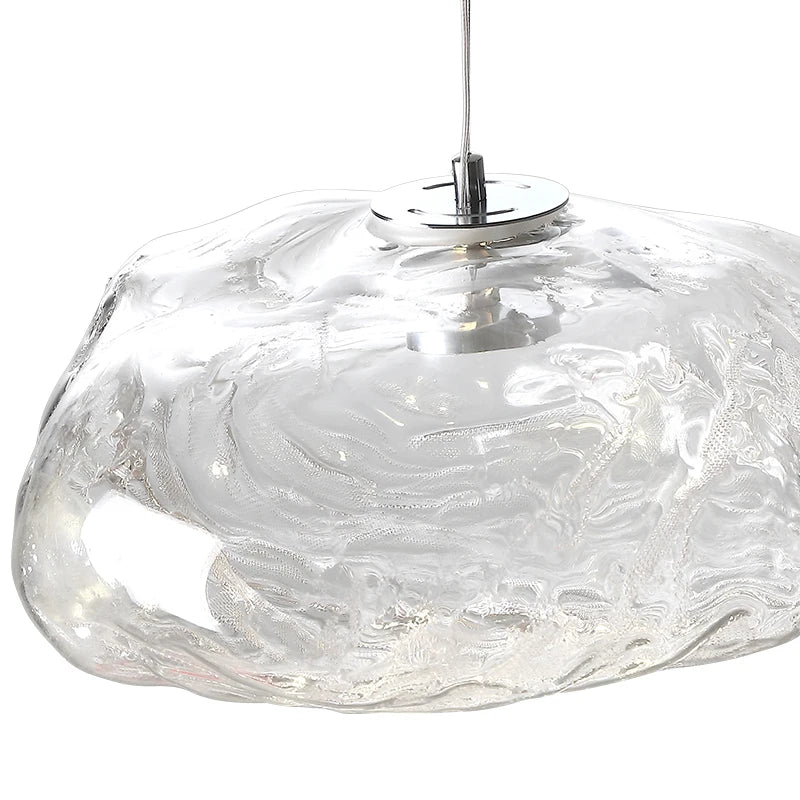 Designerski Żyrandol Artystyczny Lampy Sufitowe – Szklane Chmury