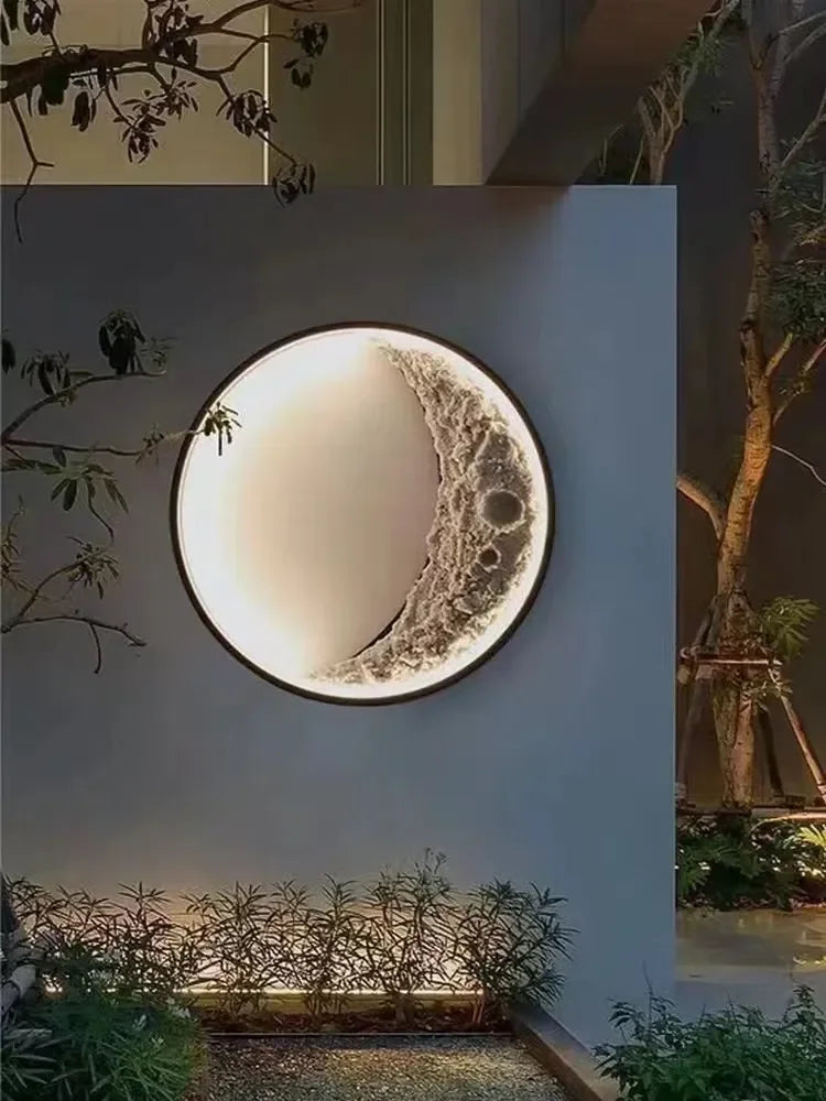 Lampa Ścienna LED 3D Księżyc