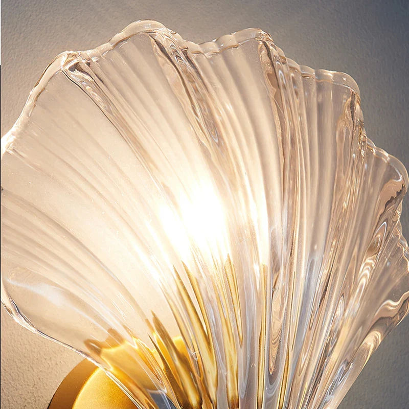 Kinkiet Ścienny Lampa LED w Kształcie Muszli