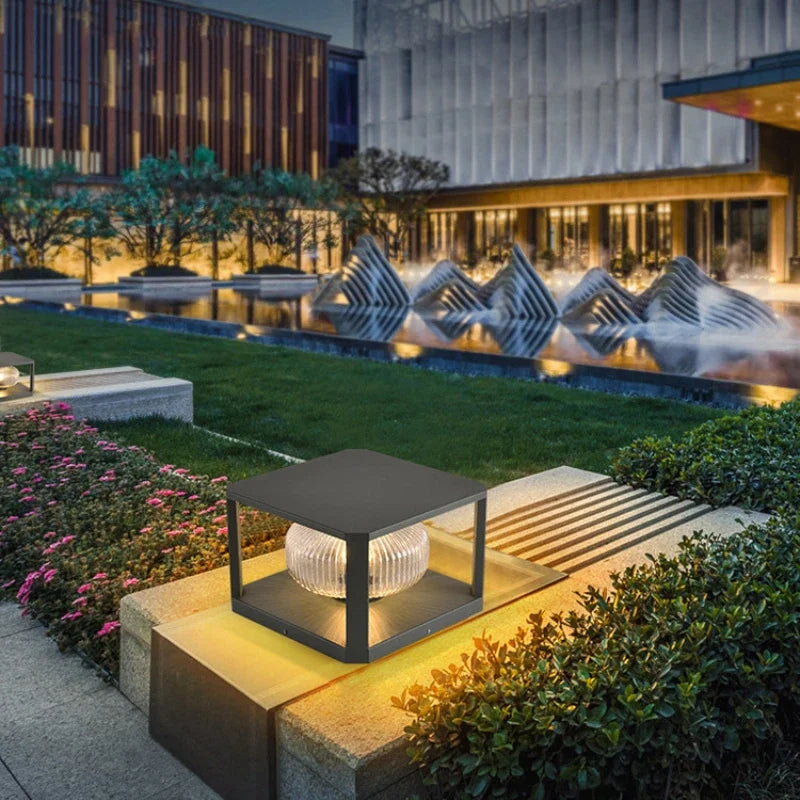 Nowoczesna lampa solarna LED – designerskie oświetlenie ogrodowe