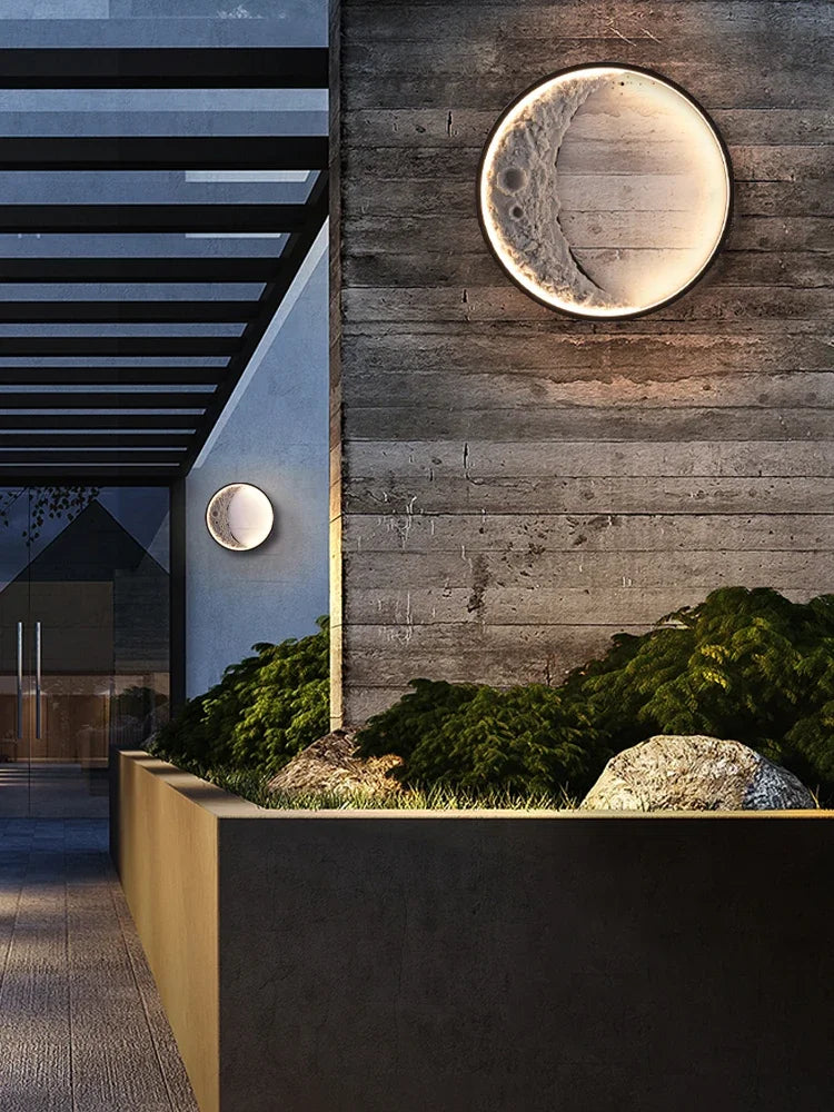 Lampa Ścienna LED 3D Księżyc