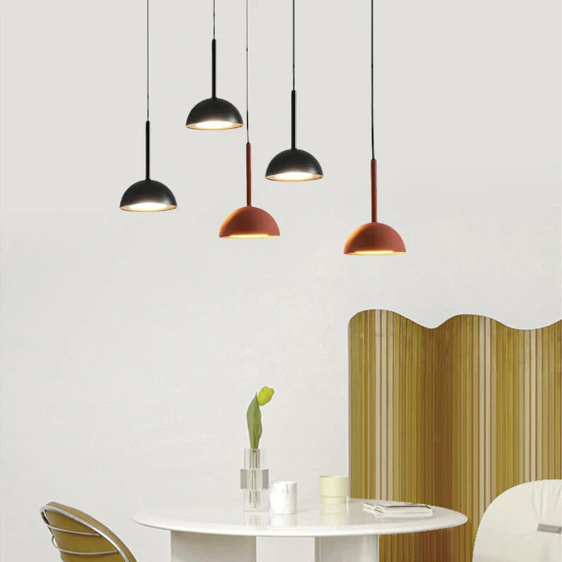 Lampa wisząca minimalistyczna czarna lampa sufitowa LED