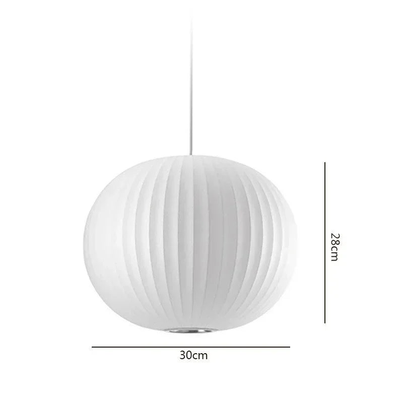Lampa wisząca kula papierowa LED nowoczesny plafon w stylu japońskim