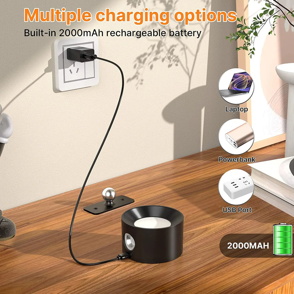 Bezprzewodowa odczepiana lampa ścienna LED