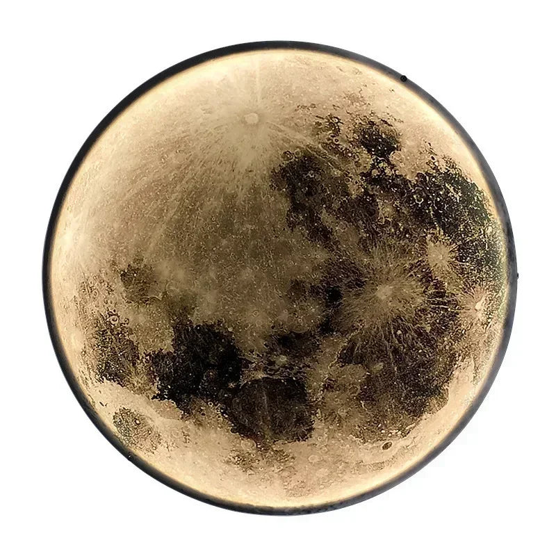 Dekoracyjna ścienna lampa LED w kształcie księżyca