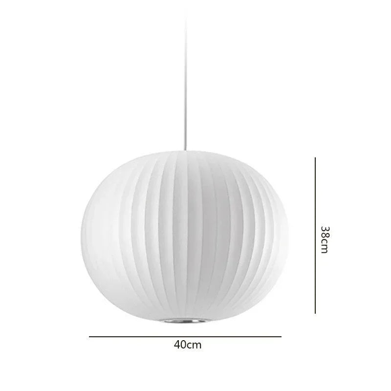 Lampa wisząca kula papierowa LED nowoczesny plafon w stylu japońskim