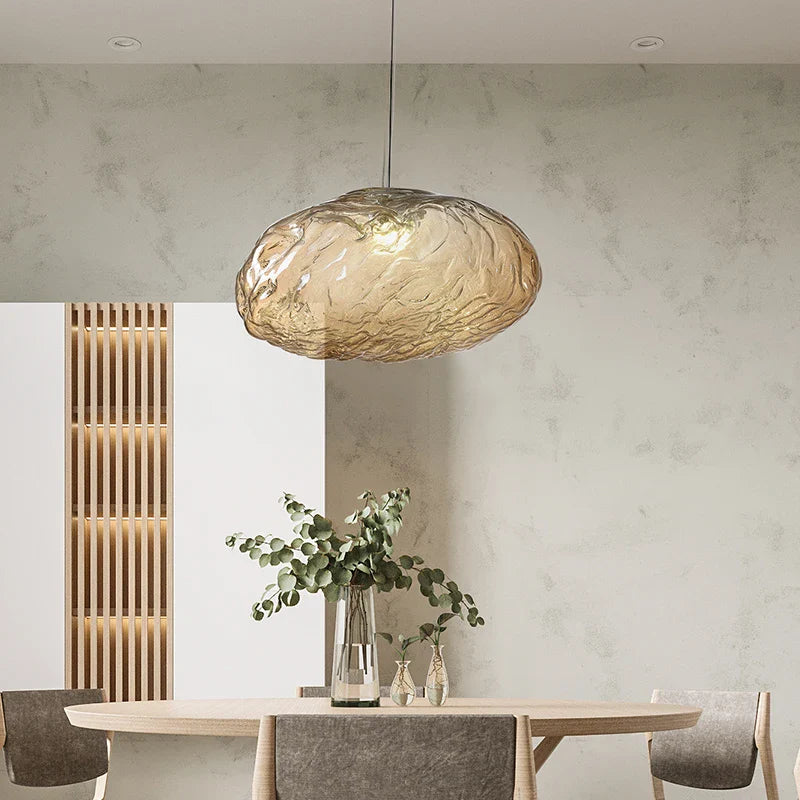 Designerski Żyrandol Artystyczny Lampy Sufitowe – Szklane Chmury