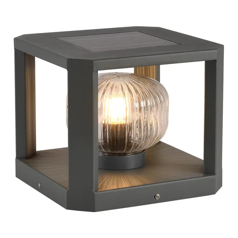 Nowoczesna lampa solarna LED – designerskie oświetlenie ogrodowe