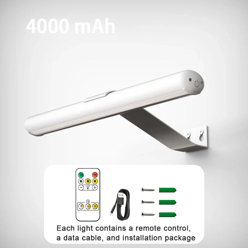 Bezprzewodowa lampa ścienna LED oświetlenie obrazów