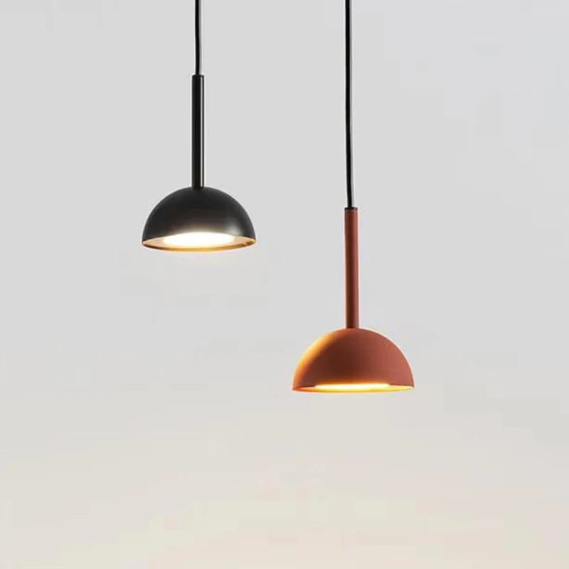 Lampa wisząca minimalistyczna czarna lampa sufitowa LED