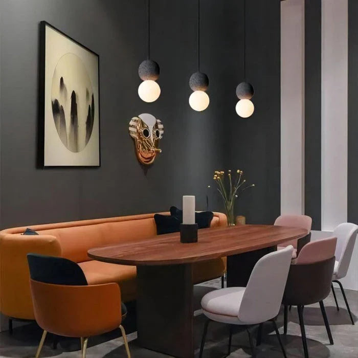 Lampa Wisząca LED „Podwójna Kula”