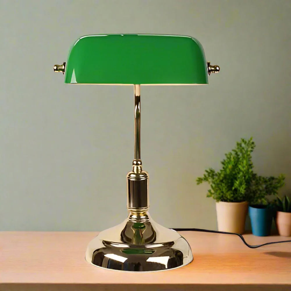 Klasyczna Retro Lampa Biurkowa w Stylu Vintage