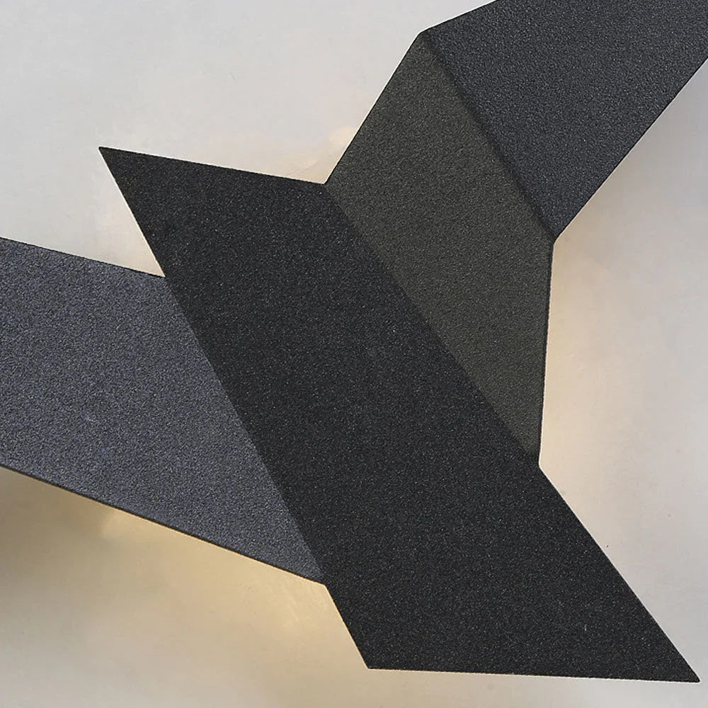 Nowoczesna lampa ścienna LED origami ptak – kinkiet dekoracyjny