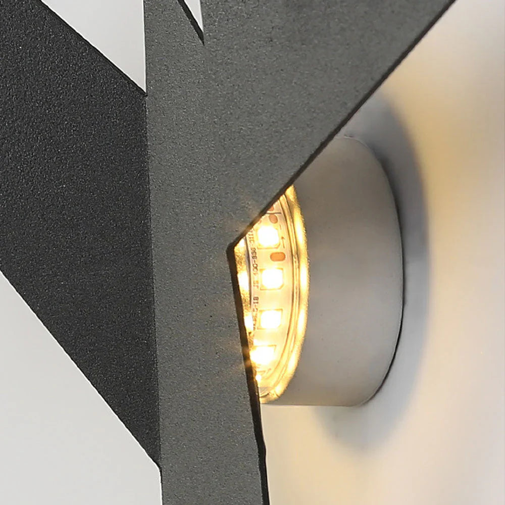 Nowoczesna lampa ścienna LED origami ptak – kinkiet dekoracyjny