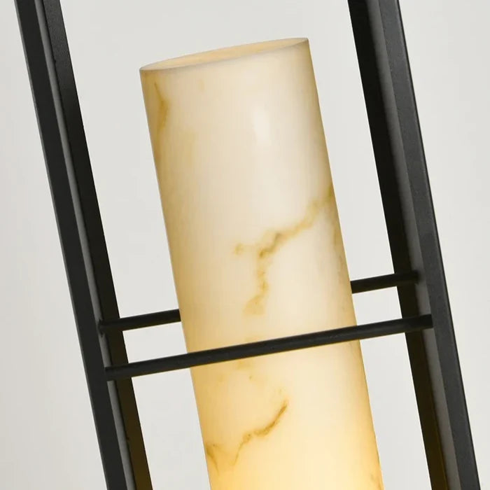 Nowoczesna Lampa Ogrodowa LED w Geometrycznej Ramie