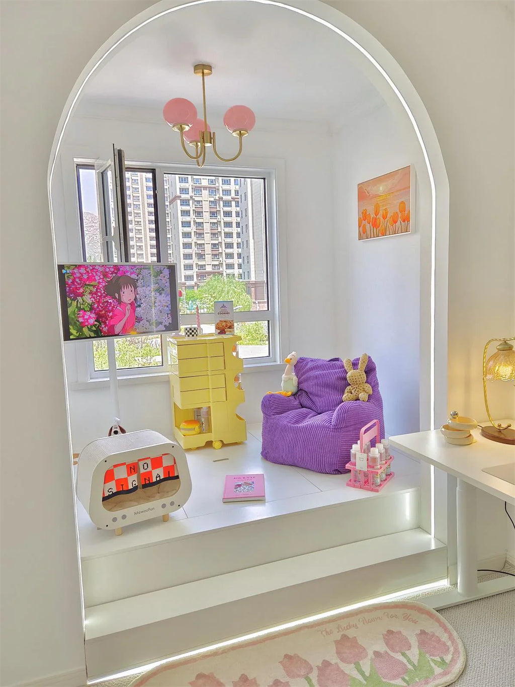 Lampa wisząca żyrandol w stylu retro glamour z kulistymi kloszami