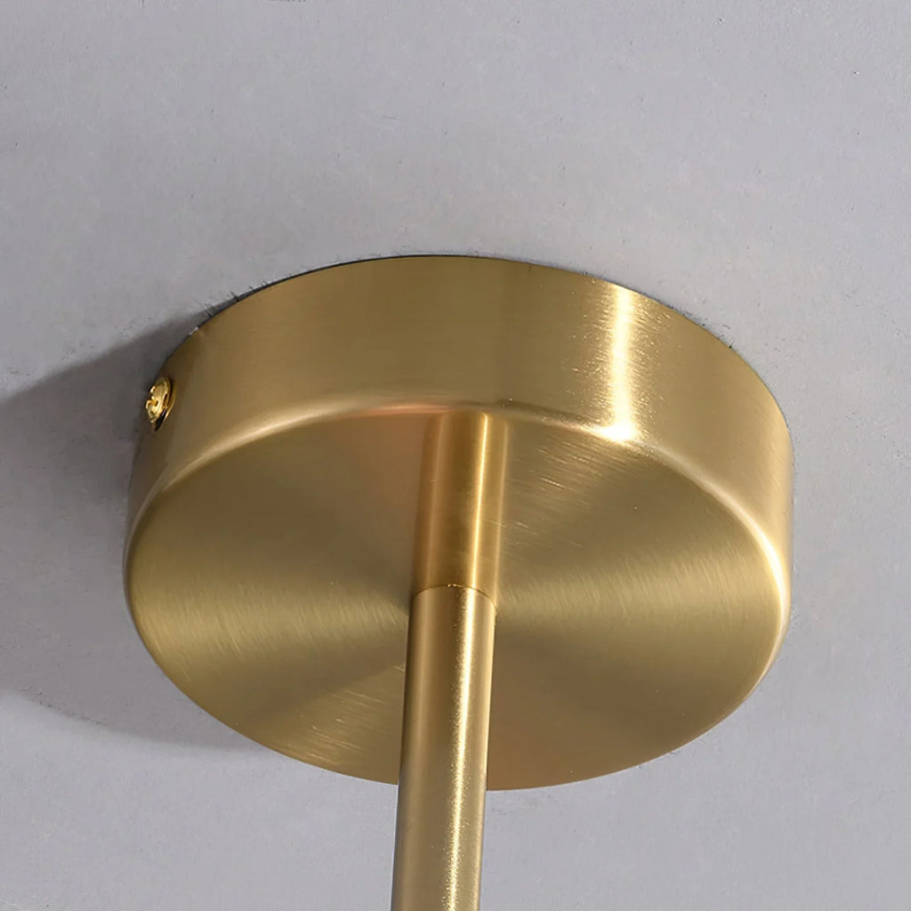 Lampa wisząca żyrandol w stylu retro glamour z kulistymi kloszami