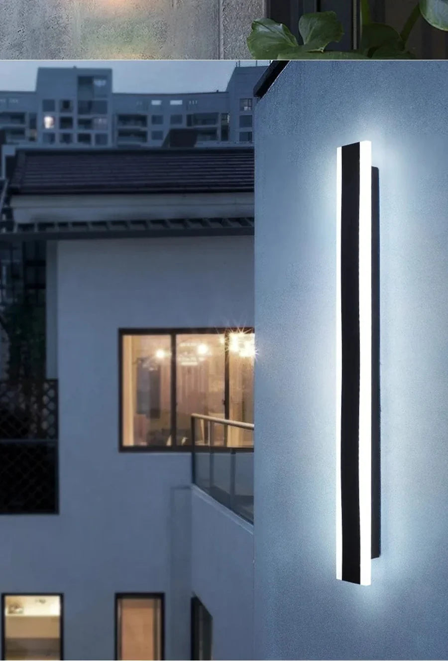Nowoczesna Lampa Ścienna LED – Pionowy Wodoodporny Panel Dekoracyjny Na Elewacje