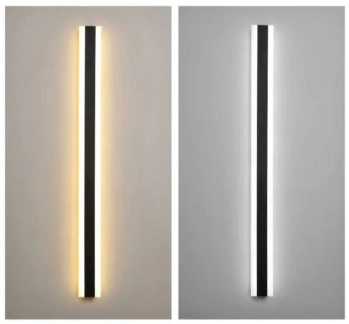 Nowoczesna Lampa Ścienna LED – Pionowy Wodoodporny Panel Dekoracyjny Na Elewacje