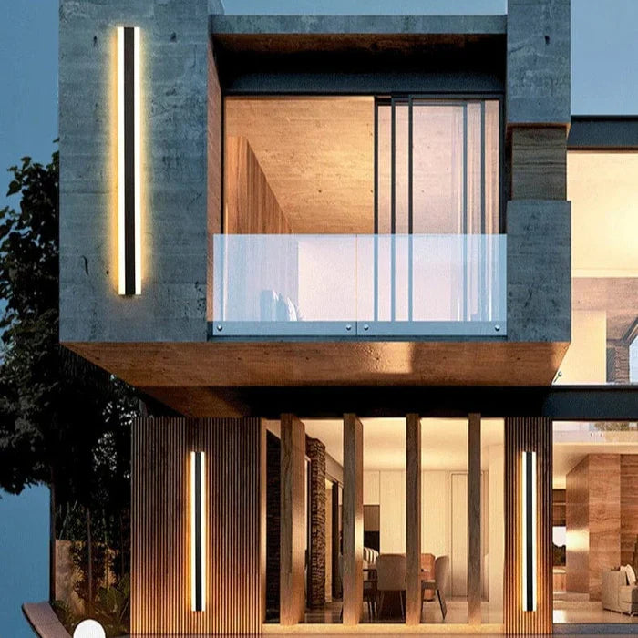 Nowoczesna Lampa Ścienna LED – Pionowy Wodoodporny Panel Dekoracyjny Na Elewacje