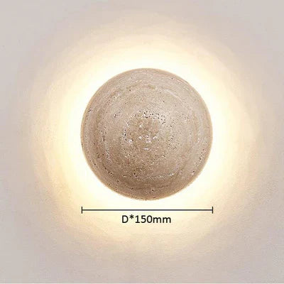 Lampa Ścienna Kinkiet z Kamienia – Unikalny Design