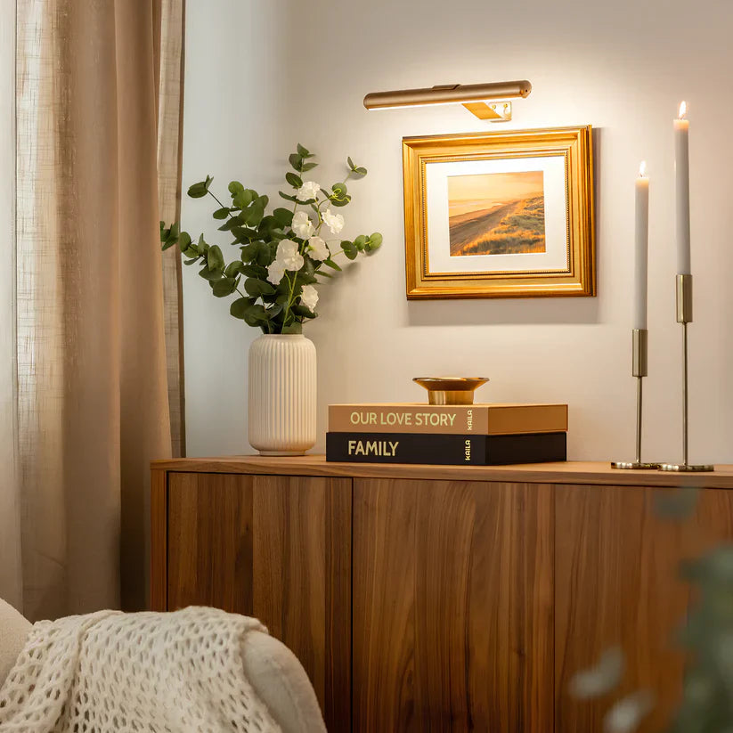 Bezprzewodowa lampa ścienna LED oświetlenie obrazów