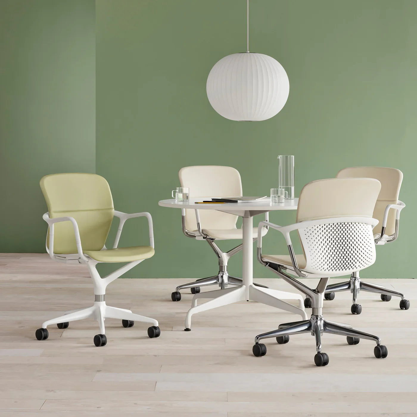 Lampa wisząca kula papierowa LED nowoczesny plafon w stylu japońskim