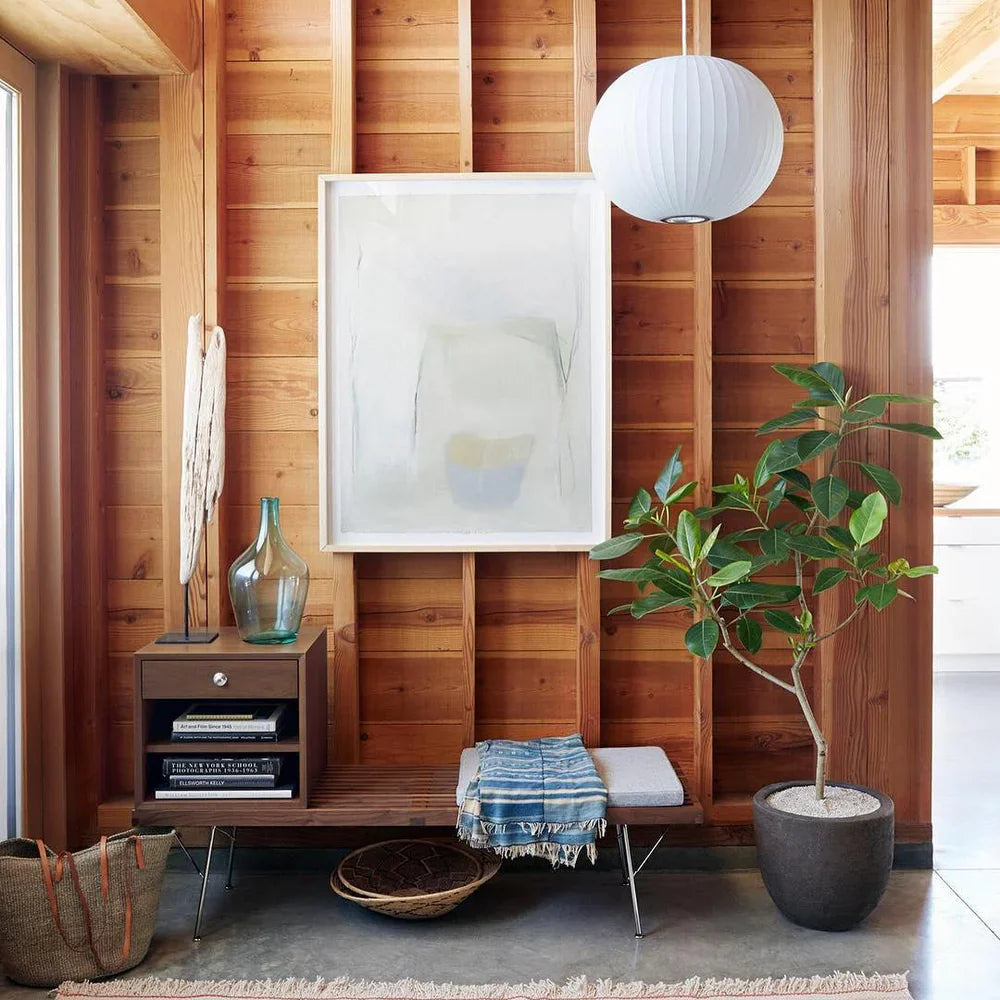 Lampa wisząca kula papierowa LED nowoczesny plafon w stylu japońskim