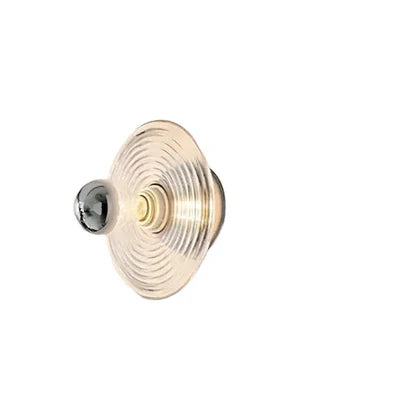 Nowoczesna Lampa Ścienna ze Szklanym Kloszem