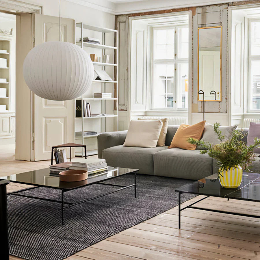 Lampa wisząca kula papierowa LED nowoczesny plafon w stylu japońskim