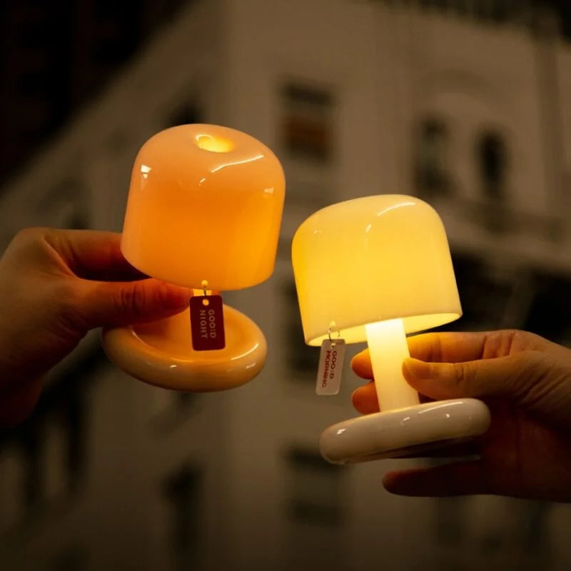 Mini lampka LED retro – przenośna lampka stołowa USB do dekoracji i nastrojowego oświetlenia