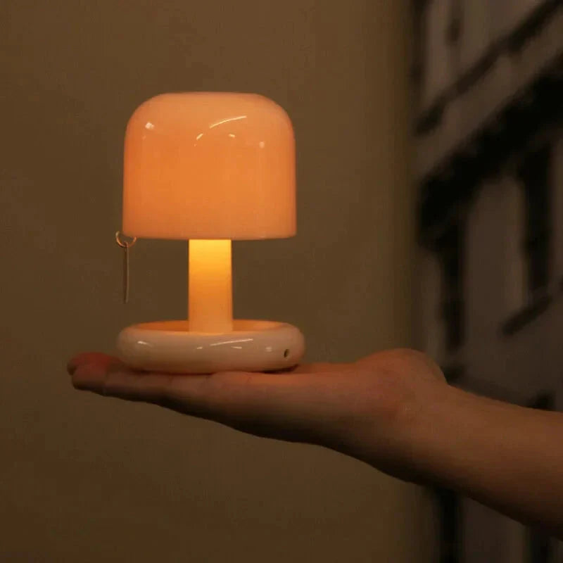 Mini lampka LED retro – przenośna lampka stołowa USB do dekoracji i nastrojowego oświetlenia